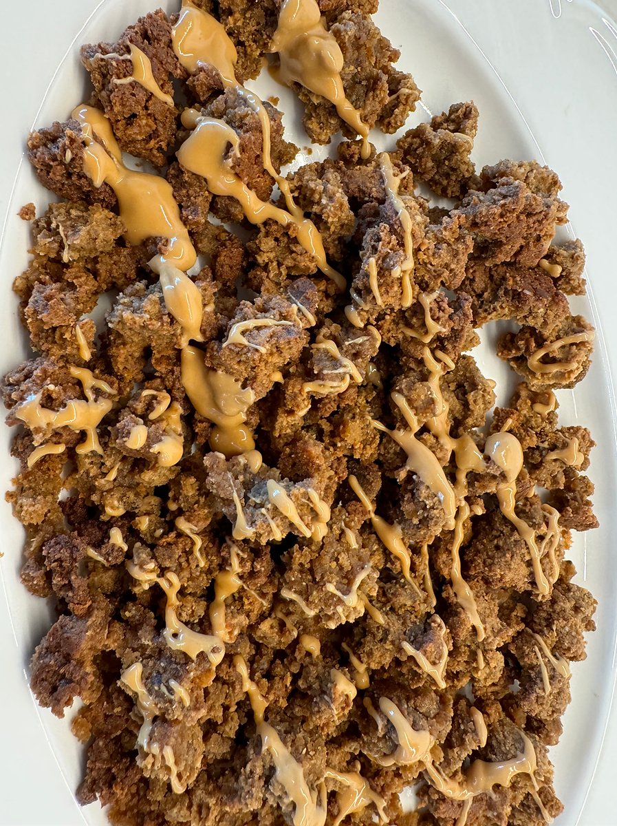 Peanut Butter Kibble Crumble